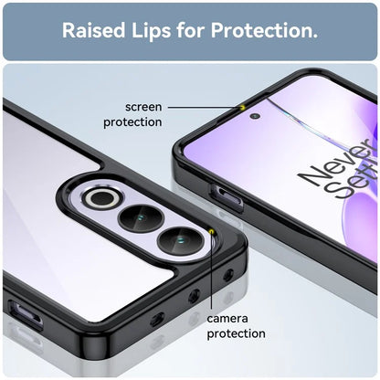 For OnePlus Ace 3V 5G Case TPU Frame Clear Acrylic Phone Shell Wholesale Cell Phone Accessories