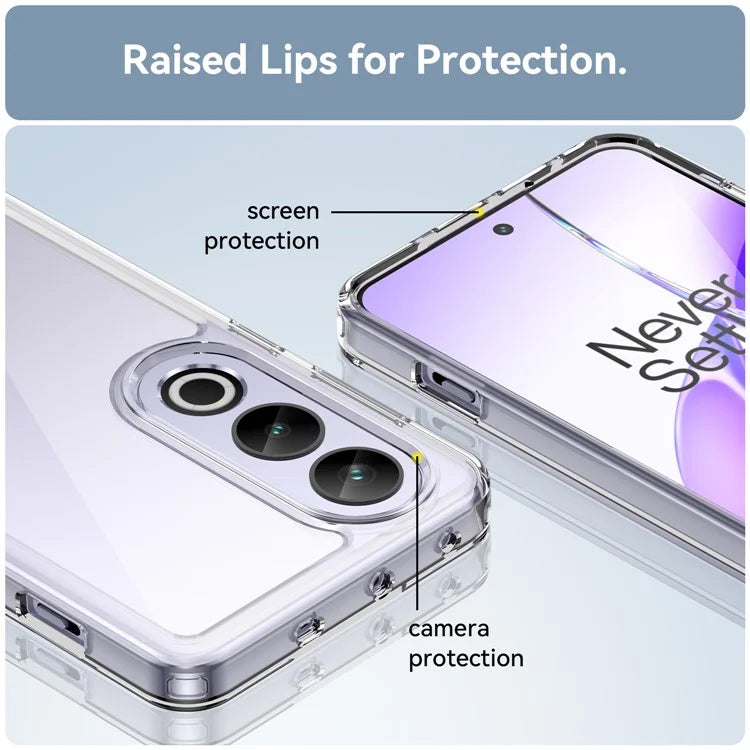 For OnePlus Ace 3V 5G Case TPU Frame Clear Acrylic Phone Shell Wholesale Cell Phone Accessories