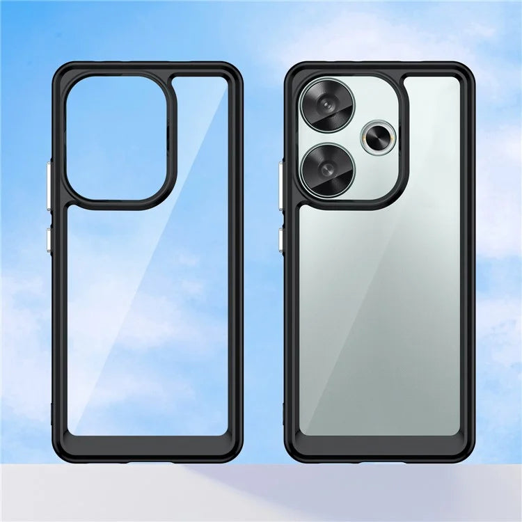 For Xiaomi Redmi Turbo 3 5G / Poco F6 5G Case TPU+Acrylic Phone Shell Mobile Accessories Wholesale