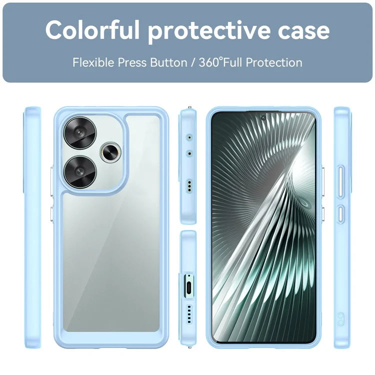 For Xiaomi Redmi Turbo 3 5G / Poco F6 5G Case TPU+Acrylic Phone Shell Mobile Accessories Wholesale
