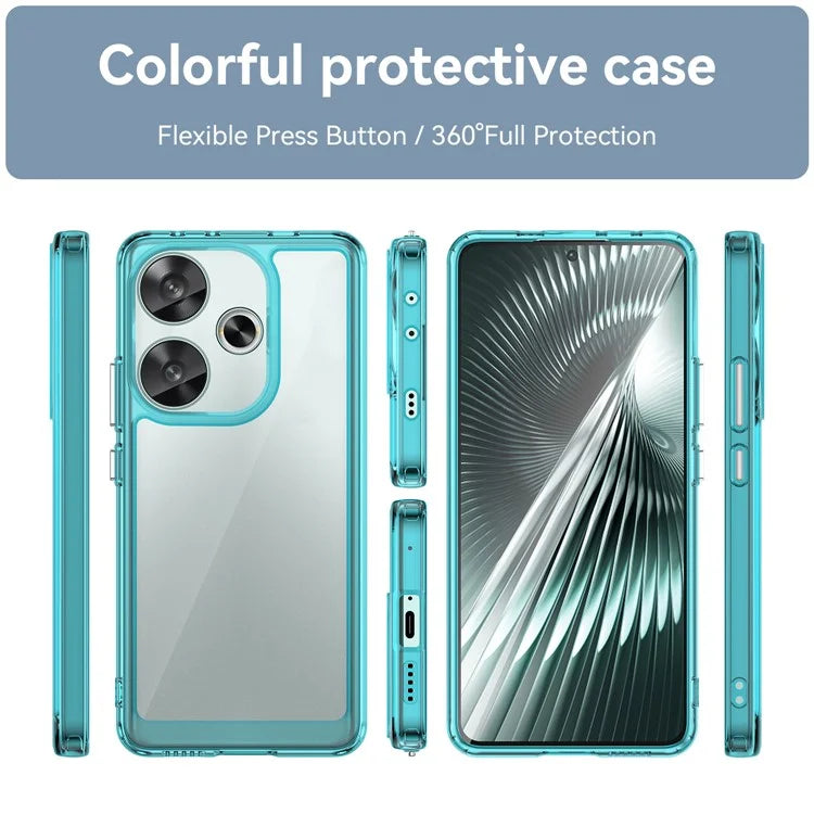 For Xiaomi Redmi Turbo 3 5G / Poco F6 5G Case TPU+Acrylic Phone Shell Mobile Accessories Wholesale