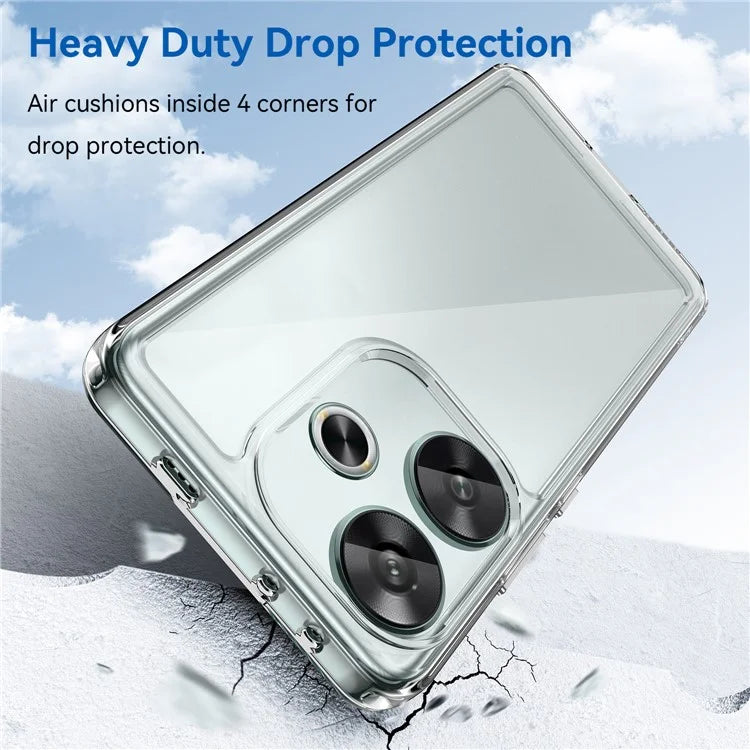 For Xiaomi Redmi Turbo 3 5G / Poco F6 5G Case TPU+Acrylic Phone Shell Mobile Accessories Wholesale