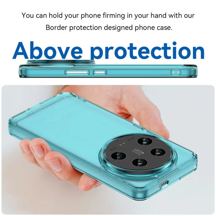 Candy Series Slim Case for Xiaomi 14 Ultra Protective TPU Phone Cover Blue