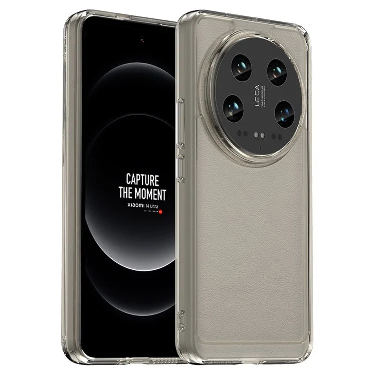 Candy Series Slim Case for Xiaomi 14 Ultra Protective TPU Phone Cover Grey