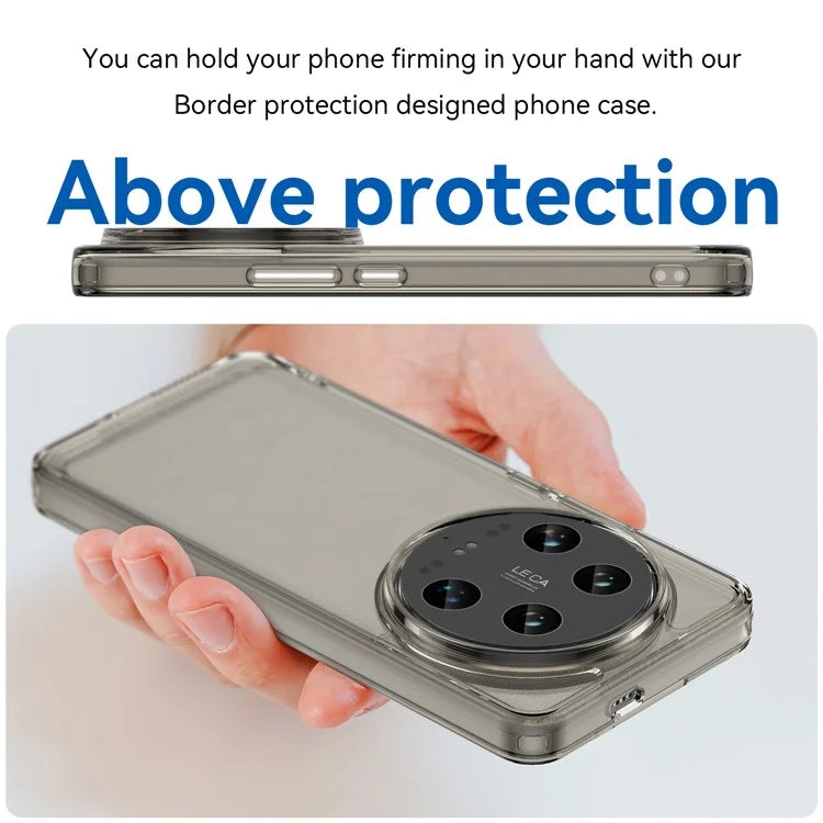 Candy Series Slim Case for Xiaomi 14 Ultra Protective TPU Phone Cover Grey