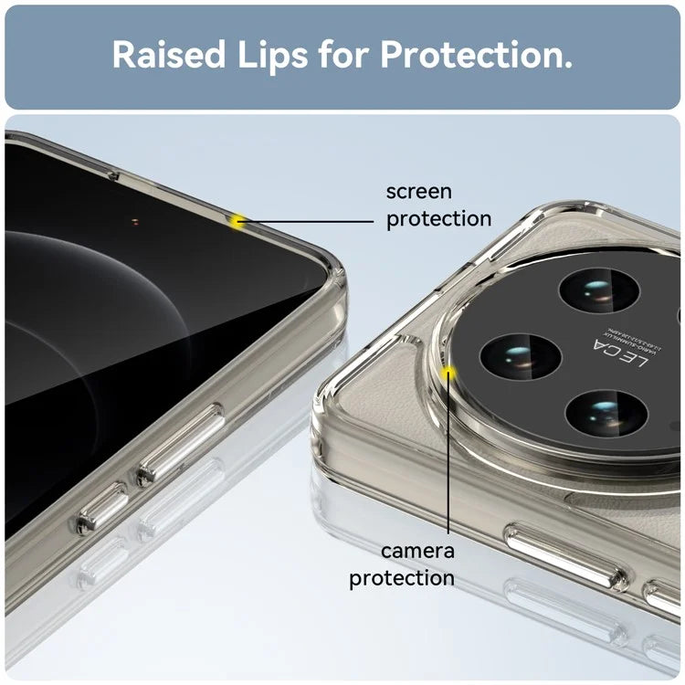 Candy Series Slim Case for Xiaomi 14 Ultra Protective TPU Phone Cover Grey