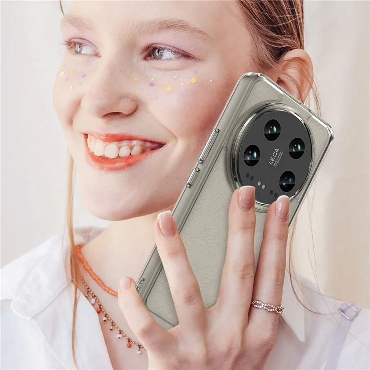 Candy Series Slim Case for Xiaomi 14 Ultra Protective TPU Phone Cover Grey