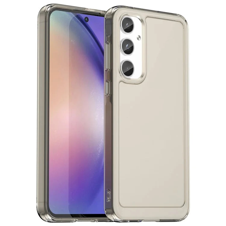 For Samsung Galaxy A55 5G Case Candy Series TPU Drop-proof Phone Back Cover Grey