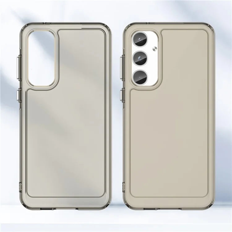 For Samsung Galaxy A55 5G Case Candy Series TPU Drop-proof Phone Back Cover Grey