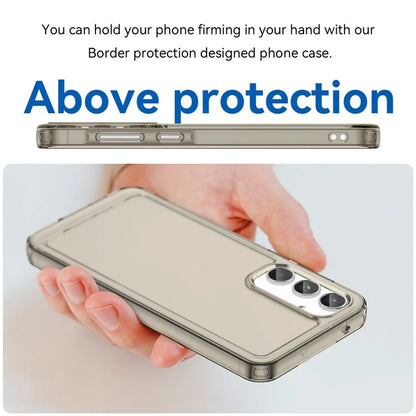 For Samsung Galaxy A55 5G Case Candy Series TPU Drop-proof Phone Back Cover Grey