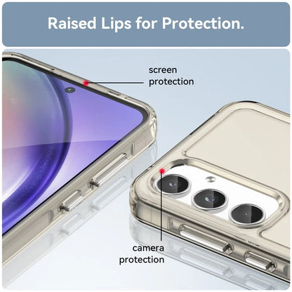 For Samsung Galaxy A55 5G Case Candy Series TPU Drop-proof Phone Back Cover Grey