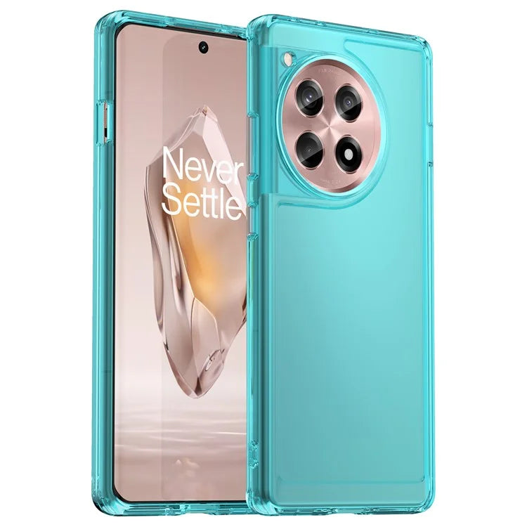 For OnePlus 12R 5G / Ace 3 5G Cell Phone Cases Candy Series Shock Absorbing TPU Shell