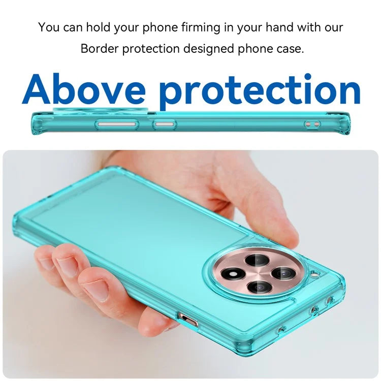 For OnePlus 12R 5G / Ace 3 5G Cell Phone Cases Candy Series Shock Absorbing TPU Shell