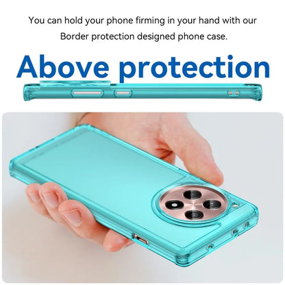 For OnePlus 12R 5G / Ace 3 5G Cell Phone Cases Candy Series Shock Absorbing TPU Shell