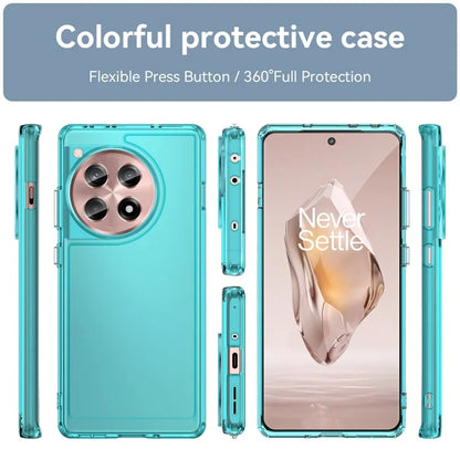 For OnePlus 12R 5G / Ace 3 5G Cell Phone Cases Candy Series Shock Absorbing TPU Shell