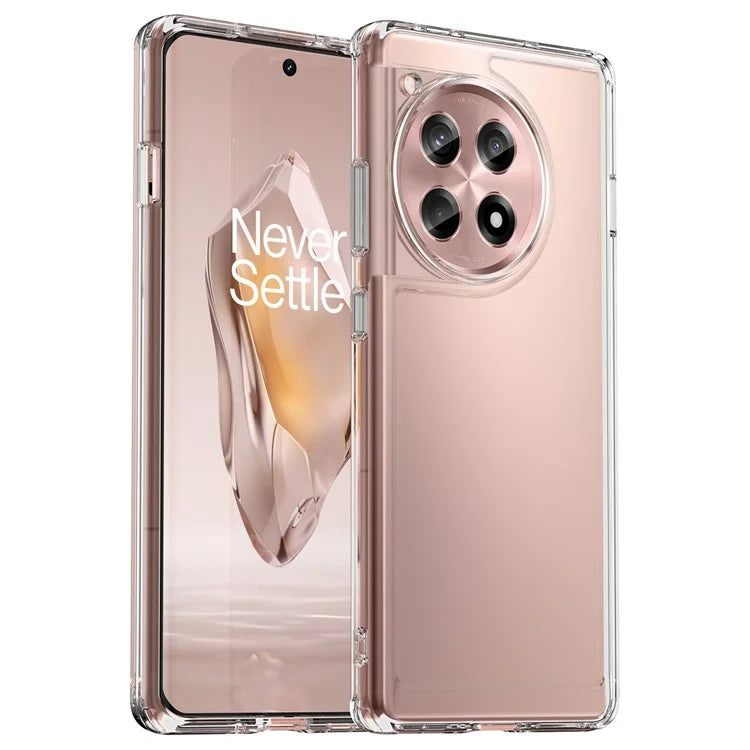 For OnePlus 12R 5G / Ace 3 5G Cell Phone Cases Candy Series Shock Absorbing TPU Shell