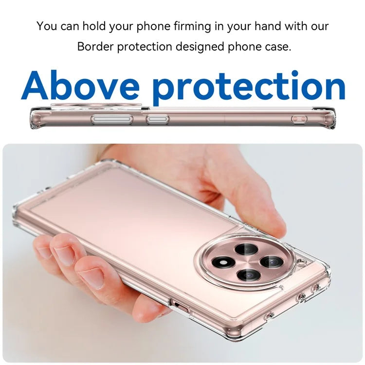 For OnePlus 12R 5G / Ace 3 5G Cell Phone Cases Candy Series Shock Absorbing TPU Shell