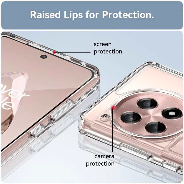 For OnePlus 12R 5G / Ace 3 5G Cell Phone Cases Candy Series Shock Absorbing TPU Shell