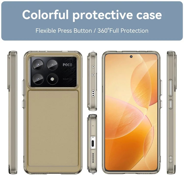 For Xiaomi Poco X6 Pro 5G Case Candy Series Flexible TPU Cover Mobile Accessories Wholesale