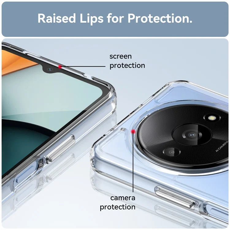 For Xiaomi Redmi A3 / Poco C61 4G Cell Phone Cases Candy Series Slim-Fit TPU Protective Cover