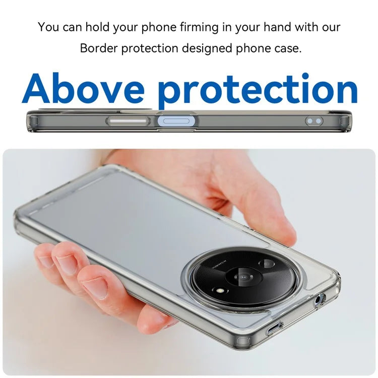For Xiaomi Redmi A3 / Poco C61 4G Cell Phone Cases Candy Series Slim-Fit TPU Protective Cover Grey