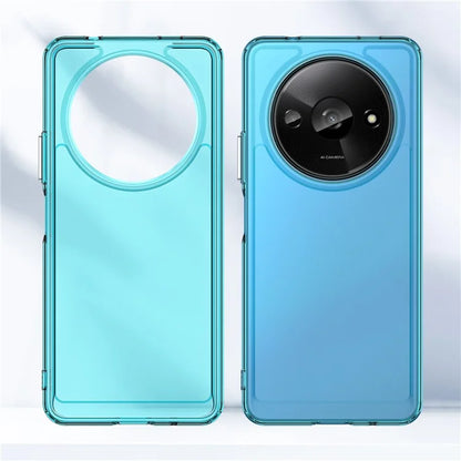 For Xiaomi Redmi A3 / Poco C61 4G Cell Phone Cases Candy Series Slim-Fit TPU Protective Cover Blue