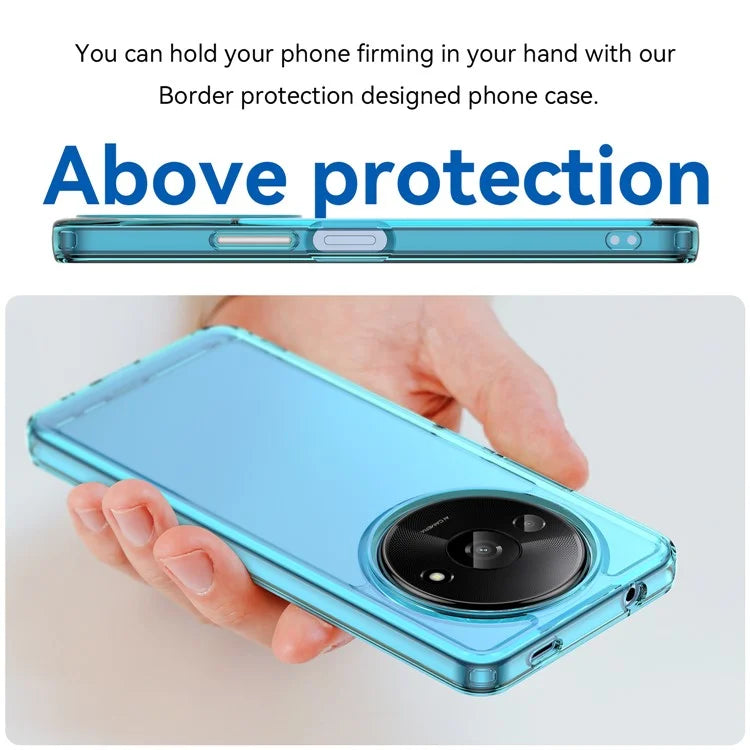For Xiaomi Redmi A3 / Poco C61 4G Cell Phone Cases Candy Series Slim-Fit TPU Protective Cover Blue
