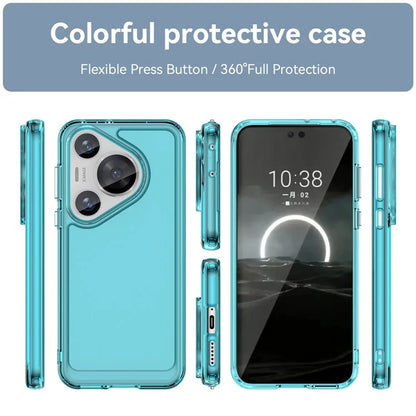 For Huawei Pura 70 Pro+ Case Candy Series Transparent TPU Protective Shell