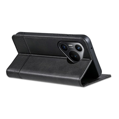 AZNS For Huawei Pura 70 Wallet Case PU Leather Magnetic Shock Absorbing Phone Cover