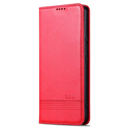 AZNS For Huawei Pura 70 Wallet Case PU Leather Magnetic Shock Absorbing Phone Cover