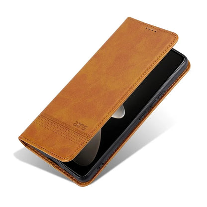 AZNS For Huawei Pura 70 Wallet Case PU Leather Magnetic Shock Absorbing Phone Cover