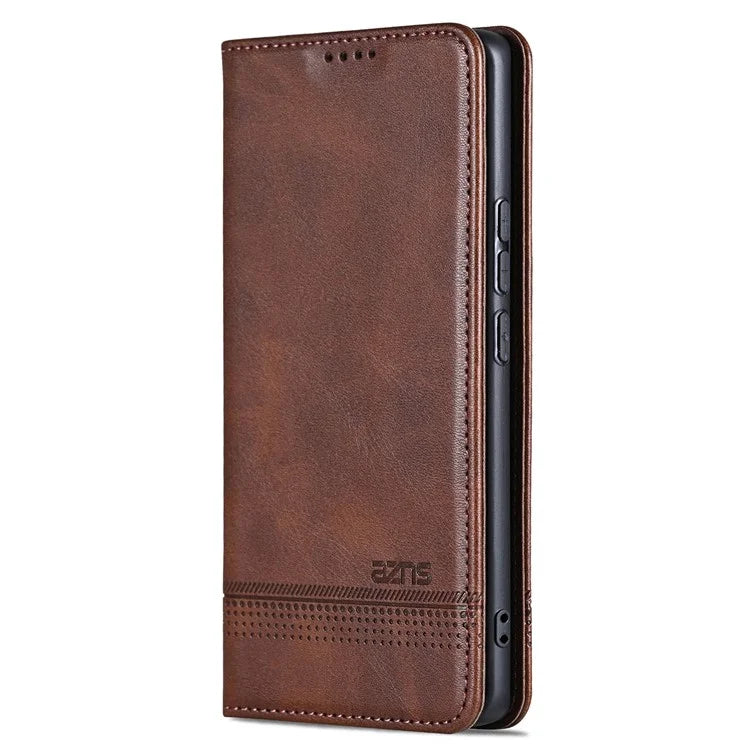 AZNS For Huawei Pura 70 Pro / Pura 70 Pro+ Case PU Leather Folio Wallet Magnetic Auto-absorbed Phone Cover