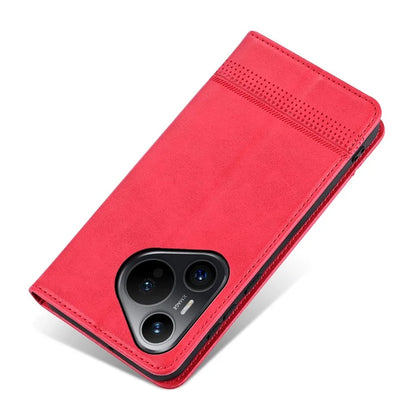 AZNS For Huawei Pura 70 Pro / Pura 70 Pro+ Case PU Leather Folio Wallet Magnetic Auto-absorbed Phone Cover