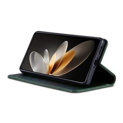 AZNS For Huawei Pura 70 Pro / Pura 70 Pro+ Case PU Leather Folio Wallet Magnetic Auto-absorbed Phone Cover