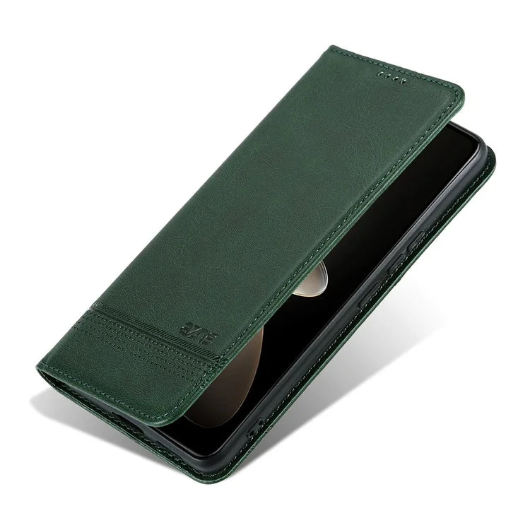 AZNS For Huawei Pura 70 Pro / Pura 70 Pro+ Case PU Leather Folio Wallet Magnetic Auto-absorbed Phone Cover