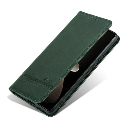 AZNS For Huawei Pura 70 Pro / Pura 70 Pro+ Case PU Leather Folio Wallet Magnetic Auto-absorbed Phone Cover