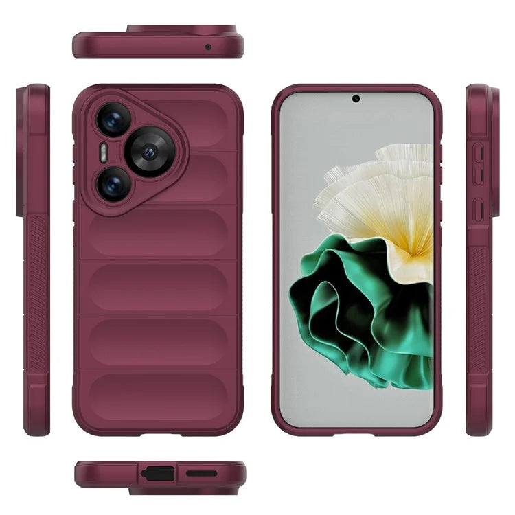 For Huawei Pura 70 Case Shock Absorption Soft TPU Phone Cover