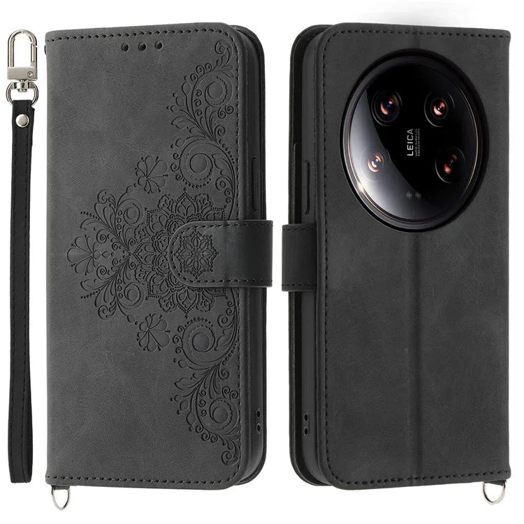 For Xiaomi 14 Ultra Leather Case Stand Wallet Mobile Phone Cover Wholesale