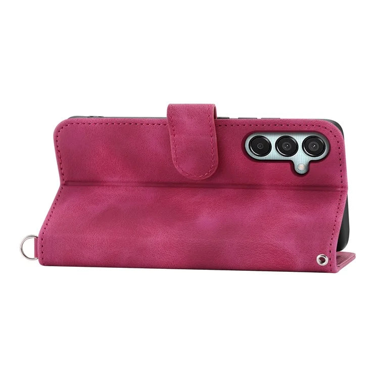 For Samsung Galaxy M15 5G / F15 5G Leather Case Flower Mobile Phone Cover Wholesale