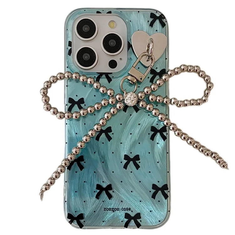 For iPhone 15 Pro Case Dual-layer IMD Pattern Printed  Phone Cover Anti-drop Phone Shell