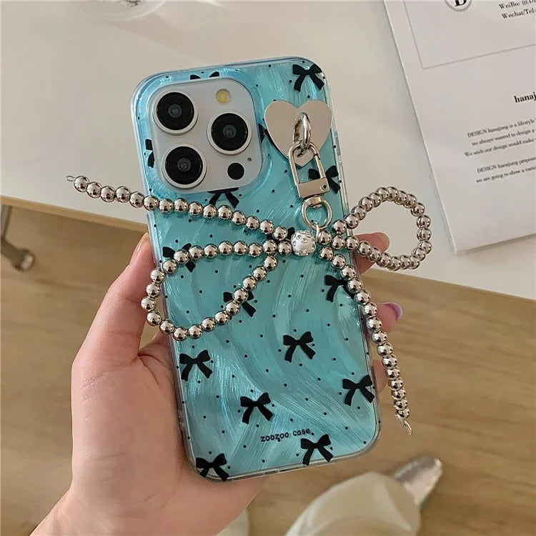 For iPhone 15 Pro Case Dual-layer IMD Pattern Printed  Phone Cover Anti-drop Phone Shell