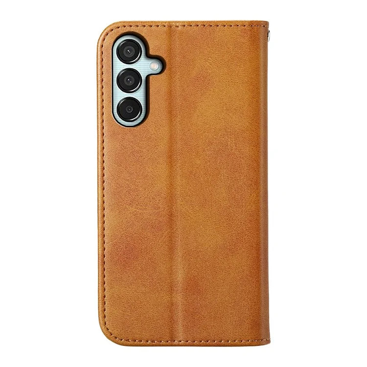 For Samsung Galaxy M15 5G / F15 5G Wholesale Phone Case PU Leather Rhombus Imprinted Pattern Wallet Cover