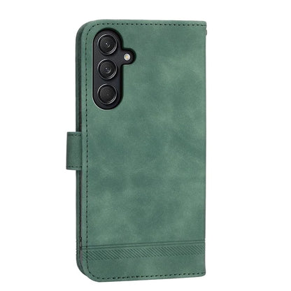 DIERFENG DF-03 For Samsung Galaxy M55 5G / C55 5G / F55 5G Wallet Case Lines Imprinted Leather Phone Cover