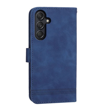DIERFENG DF-03 For Samsung Galaxy M55 5G / C55 5G / F55 5G Wallet Case Lines Imprinted Leather Phone Cover