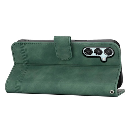 DIERFENG DF-03 Flip Stand Cover for Samsung Galaxy M15 5G / F15 5G Cases Imprinted Card Holder Shell