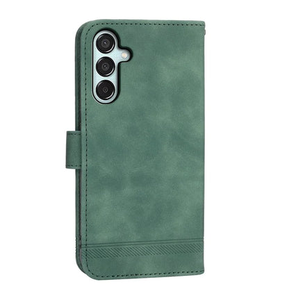 DIERFENG DF-03 Flip Stand Cover for Samsung Galaxy M15 5G / F15 5G Cases Imprinted Card Holder Shell