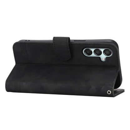 DIERFENG DF-03 Flip Stand Cover for Samsung Galaxy M15 5G / F15 5G Cases Imprinted Card Holder Shell