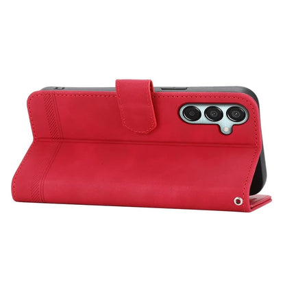 DIERFENG DF-03 Flip Stand Cover for Samsung Galaxy M15 5G / F15 5G Cases Imprinted Card Holder Shell