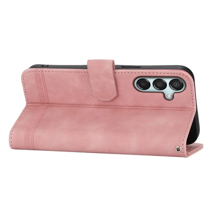 DIERFENG DF-03 Flip Stand Cover for Samsung Galaxy M15 5G / F15 5G Cases Imprinted Card Holder Shell