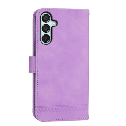 DIERFENG DF-03 Flip Stand Cover for Samsung Galaxy M15 5G / F15 5G Cases Imprinted Card Holder Shell